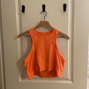 Lululemon Open-Back Cropped Training Tank Top